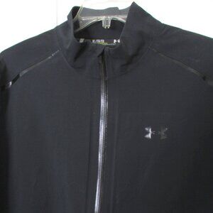 Under Armour Mens L/S Black GORE-TEX PACLIGHT Full Zip Rain Jacket NWOT- Size XL